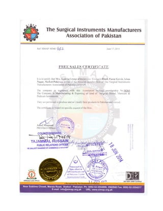 Certificate scan file