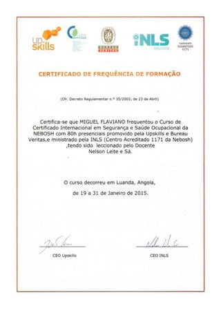 Certificates miguel