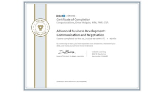 Certificates Omar Holguin