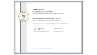 Certificates Omar Holguin