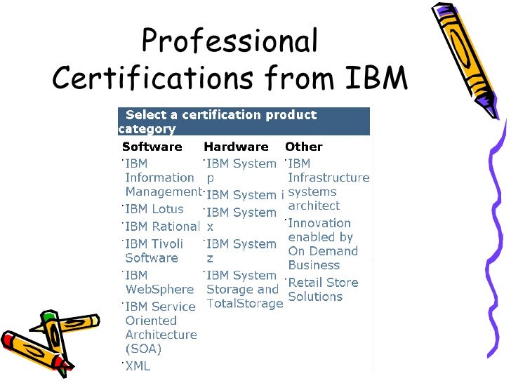 IBM certification