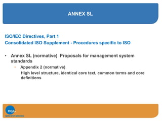 Certification Body Approach to ISO 9001:2015 by NQA | PPTX