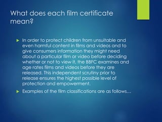Certification of films | PPT