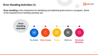 Certification preparation - Error Handling and Troubleshooting recap.pptx