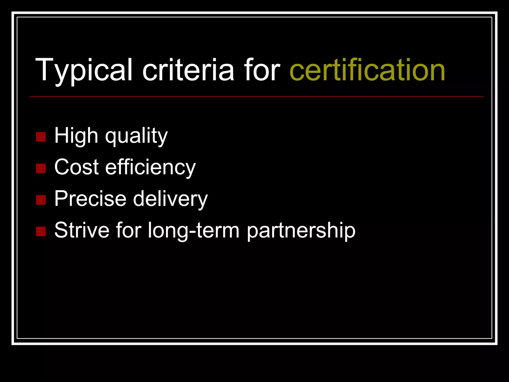 Certification project   iso
