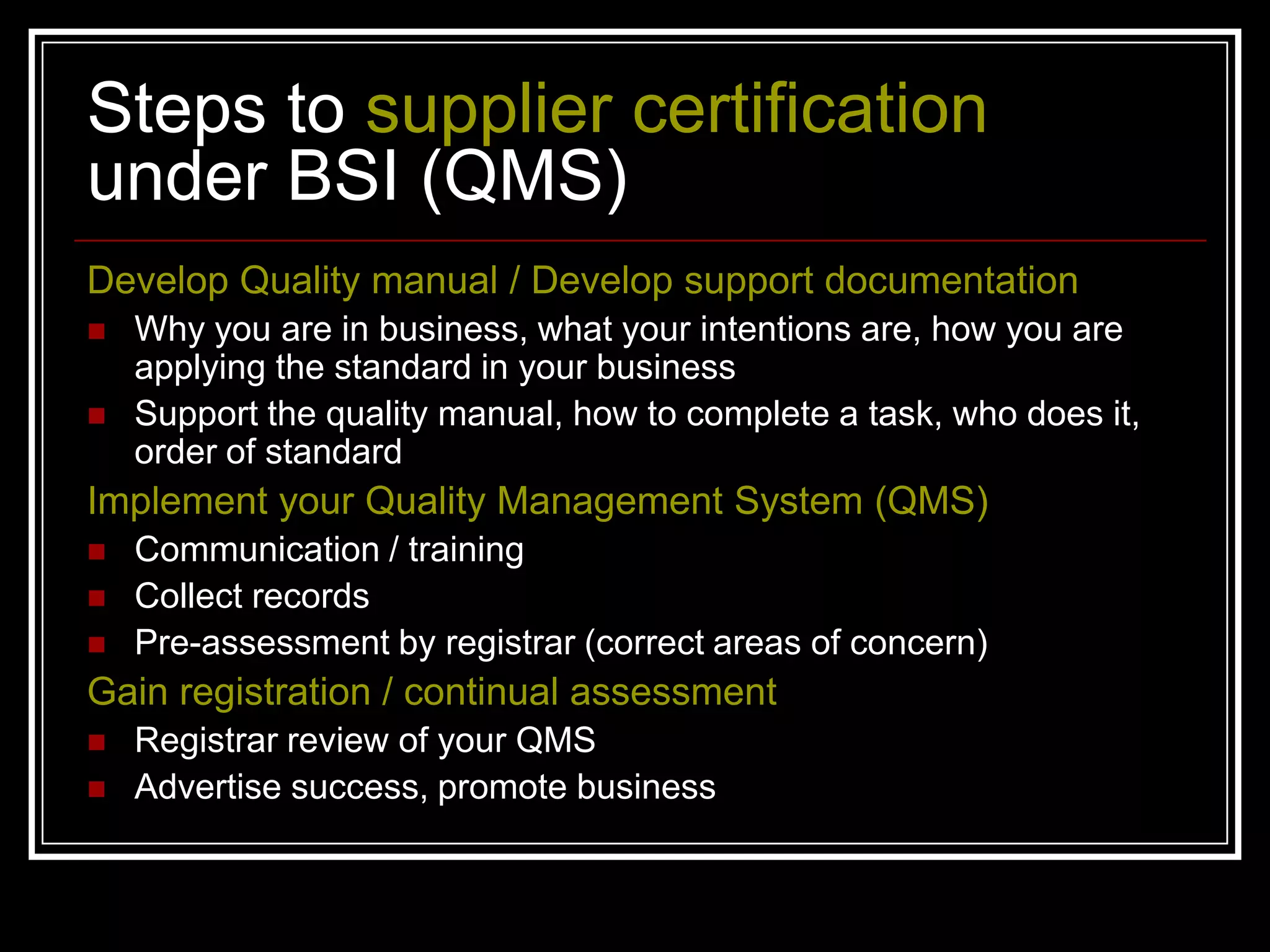 Certification project   iso