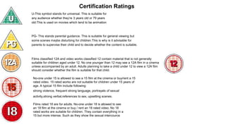 Certification ratings | PPT
