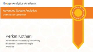 Google Certifications 