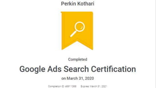 Google Certifications 