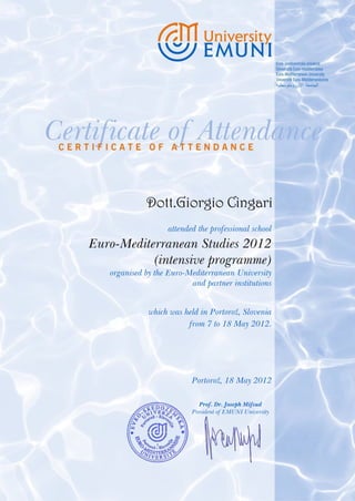 Certificato