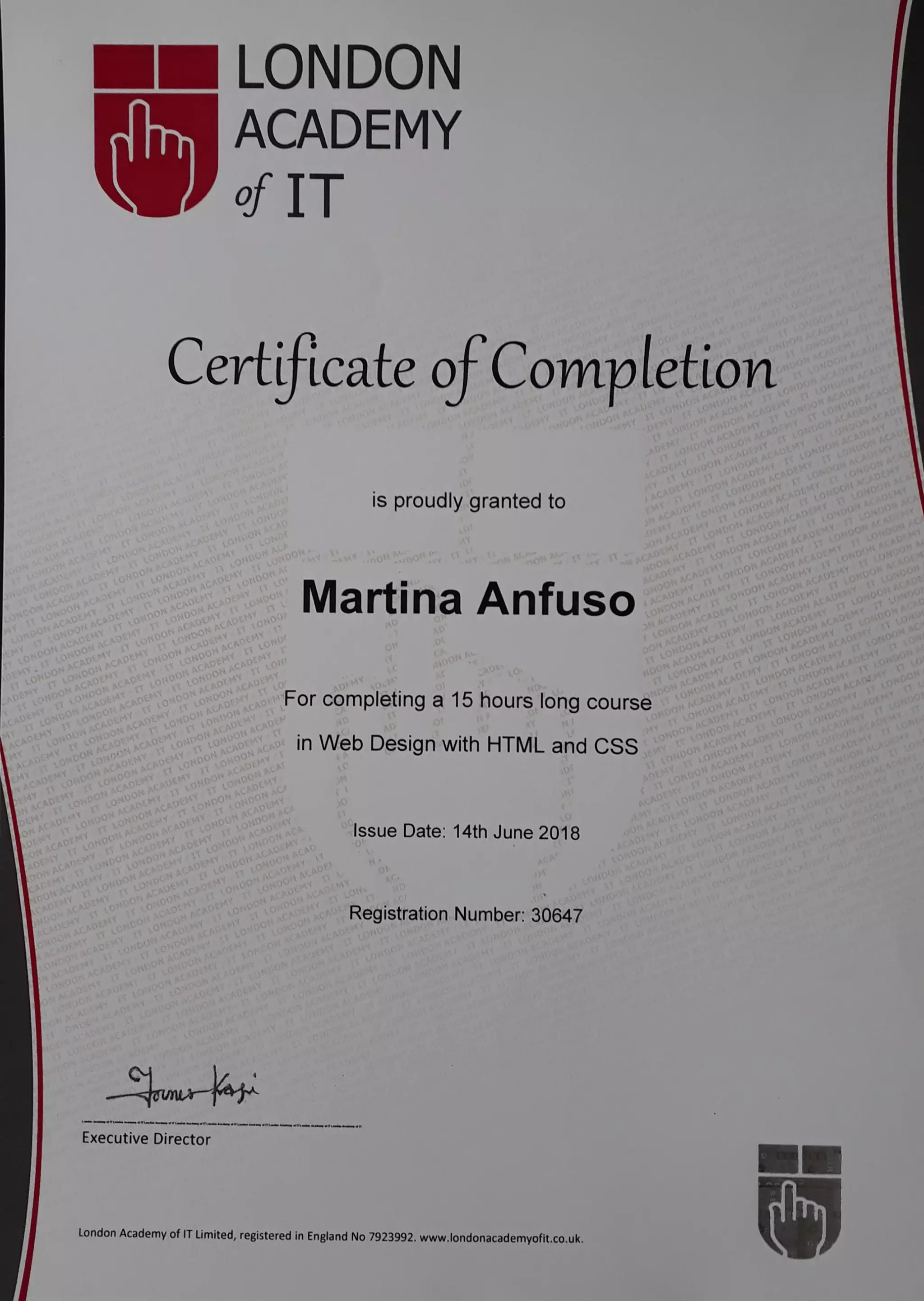 HTML-CSS Certificate | PDF