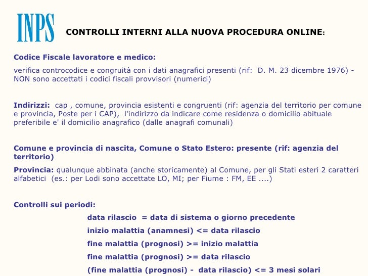 Certificati Di Malattia Guardia Medica Certificazione di malattia_inps1