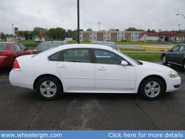 Certified 2010 Chevrolet Impala LT Wheelers of Marshfield Chevrolet