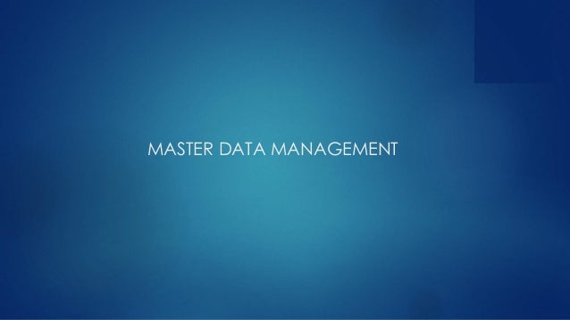 Certified Data Architecture And Management Designer Mdm And Metadat