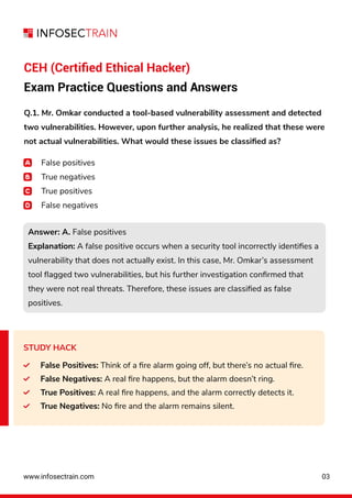Certified ethical hacker exam practice questions and answers part 1 | PDF