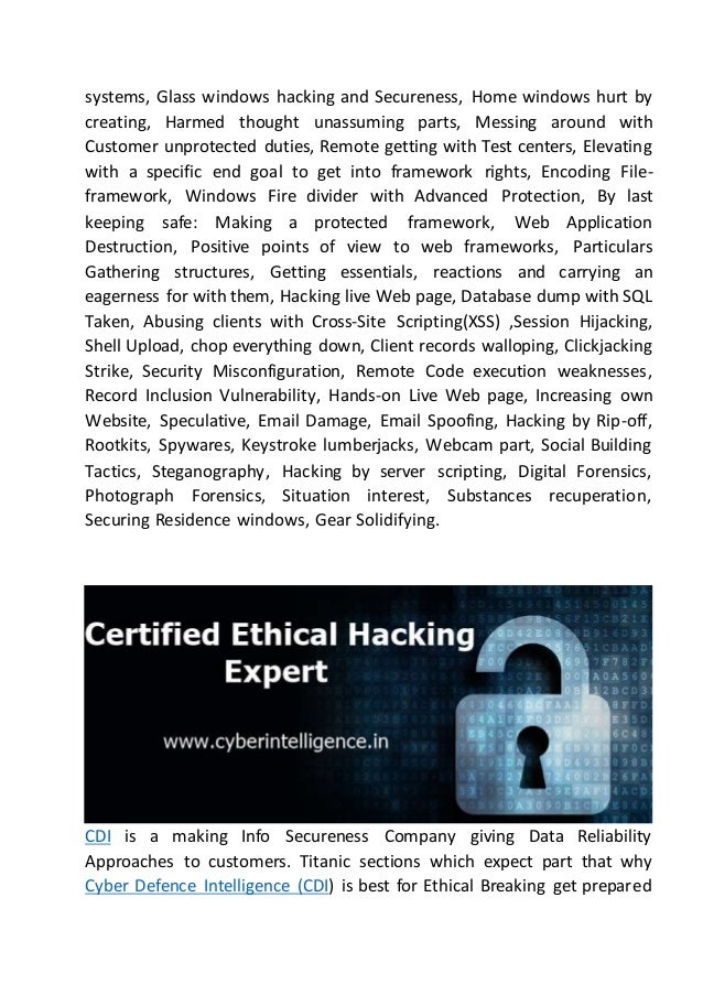 Certified Ethical Hacking Expert Course