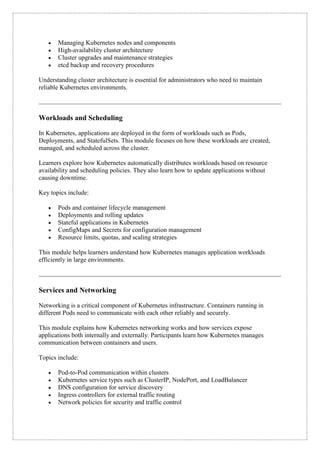 Certified Kubernetes Administrator (CKA) Certification Guide | PDF