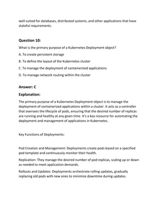 CKAD Cheat Sheet 2026 Last-Minute Review PDF | PDF