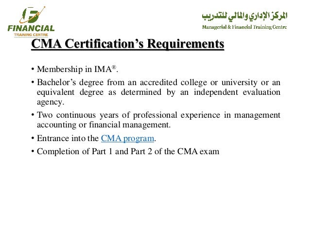 Certified Management Accountant Cma Program In Nj Certified Management Accountant Cma Program In Nj