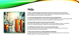 Boosting Pharma Extraction Quality with Certified MDC | PPTX