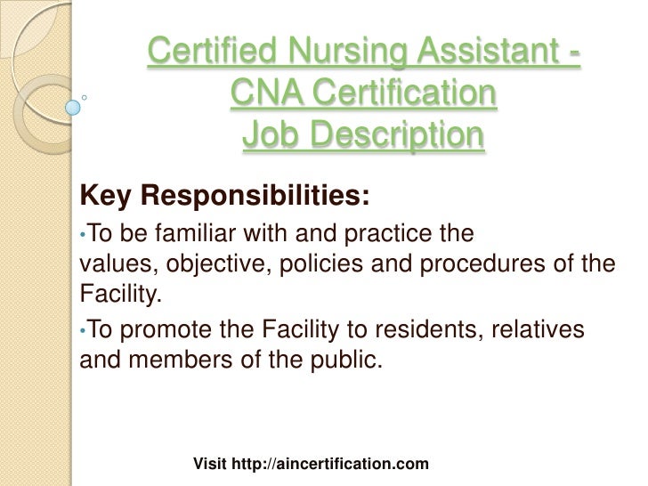 certified nursing assistant job description nursing assistant job duties