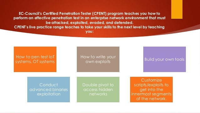 Certified Penetration Tester (CPENT) program | PDF
