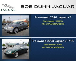Certified Pre-owned Jaguar Specials Raleigh NC | Bob Dunn Jaguar