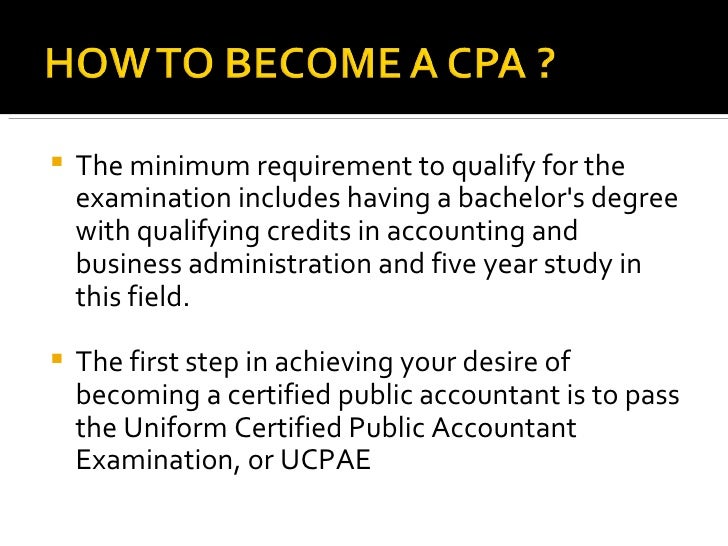 Certified public accountants