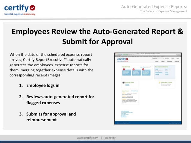 auto generated expense reports the future of expense management