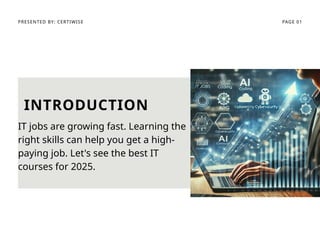 Certiwise : Best IT courses for High paying job | PPTX