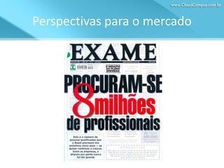Perspectivas para o mercado

 