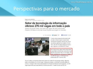 Perspectivas para o mercado

 