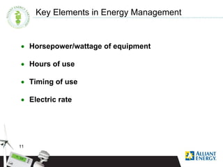 Energy Efficiency at the Farm Level