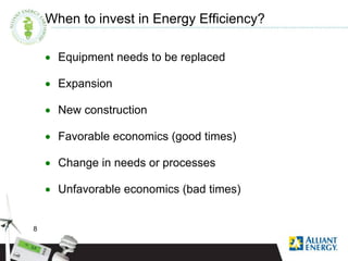 Energy Efficiency at the Farm Level
