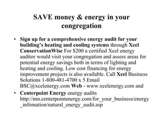 Congregations Leading the Way