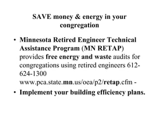 Congregations Leading the Way