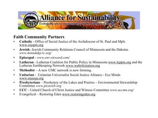 Congregations Leading the Way