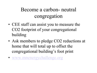 Congregations Leading the Way