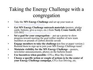 Congregations Leading the Way