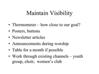 Congregations Leading the Way