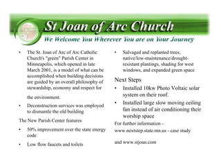 Congregations Leading the Way