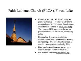 Congregations Leading the Way