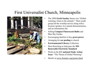 Congregations Leading the Way