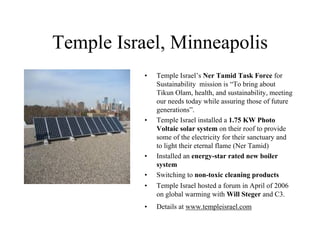 Congregations Leading the Way