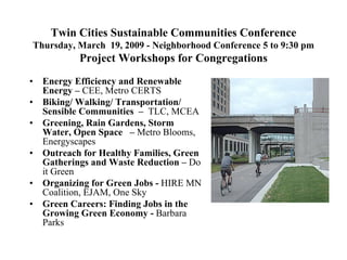 Congregations Leading the Way