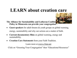 Congregations Leading the Way