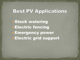 Marketing Solar for Agricultural Users