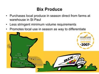 Local Foods Distribution & Infrastructure