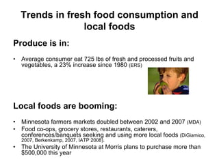 Local Foods Distribution & Infrastructure