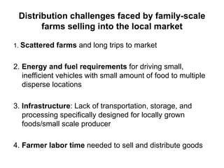 Local Foods Distribution & Infrastructure